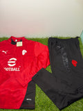 Tuta Calcio Milan Rosso/Nero