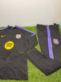 Tuta Calcio Barcellona Nera/Viola/Gialla