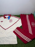 Tuta Calcio Spagna Bianco/Rosso