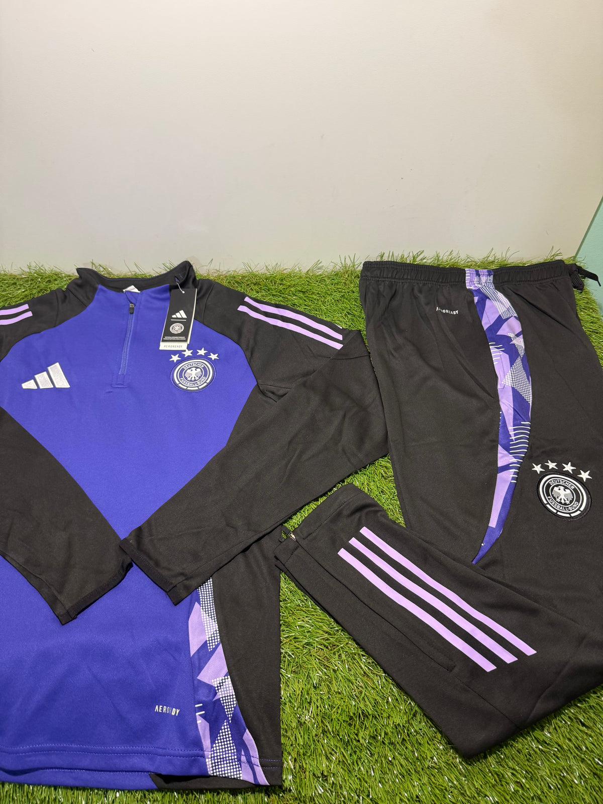 Tuta Calcio Germania Viola/Nero