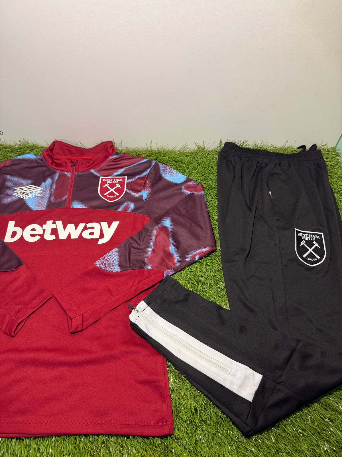 Tuta Calcio West Ham Rosso/Nero/Bordeaux