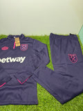 Tuta Calcio West Ham Viola Scuro/Fucsia