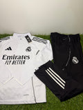 Tuta Calcio Real Madrid Bianca/Nera