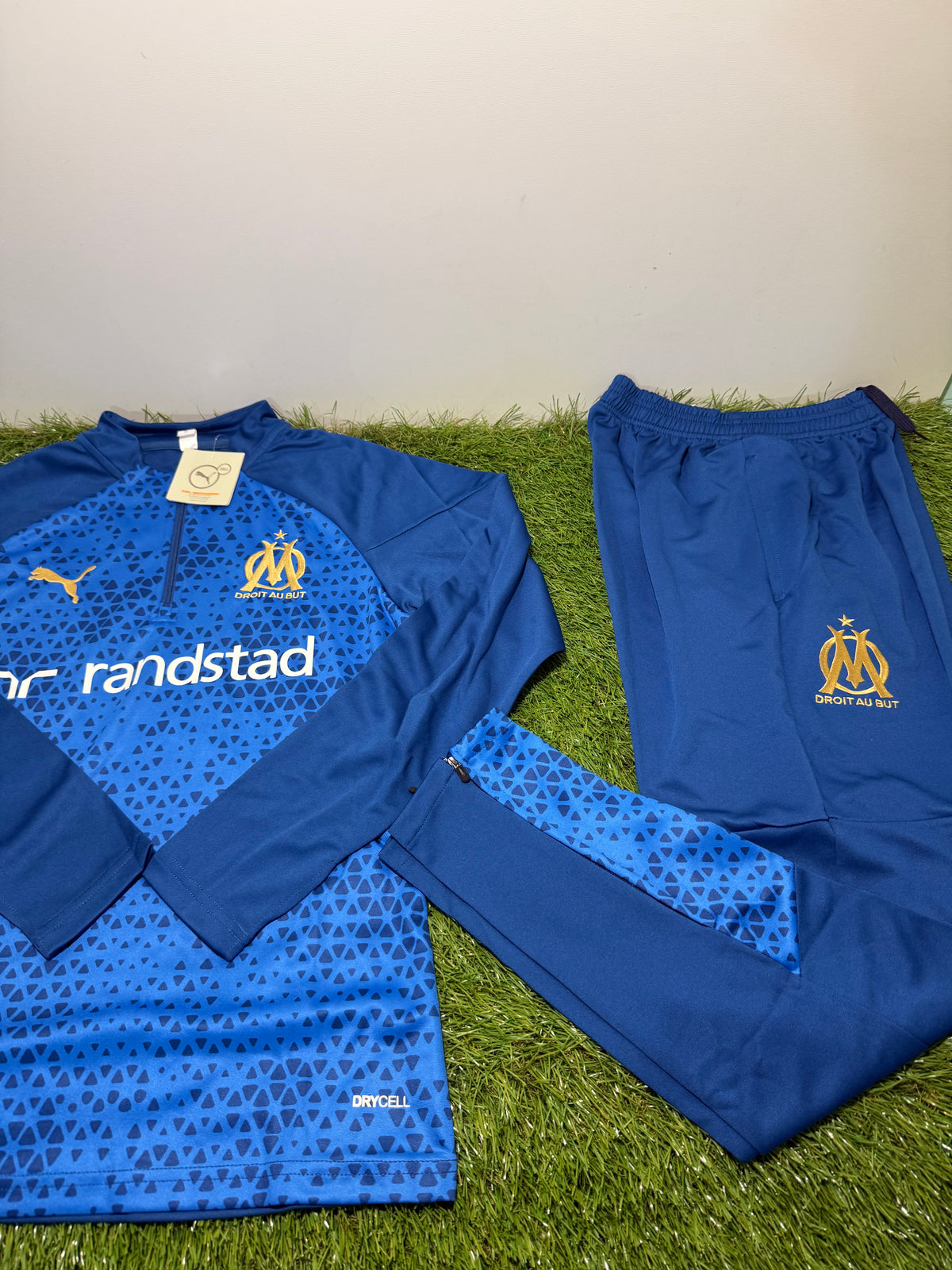 Tuta Calcio Marsiglia Blu/Celeste
