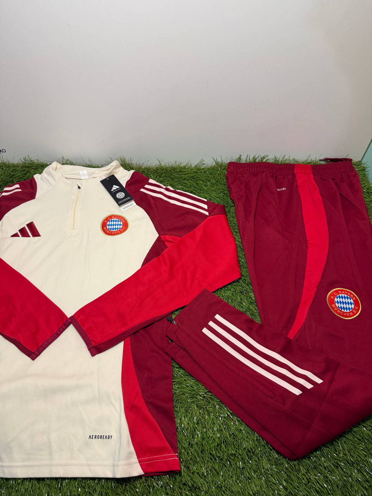 Tuta Calcio Bayern München Panna/Rosso