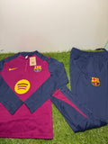 Tuta Calcio Barcellona Bordeaux/Blu