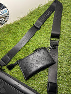Louis Vuitton Duo Messenger Empreinte Giant Nero
