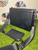 Louis Vuitton Duo Messenger Empreinte Giant Nero