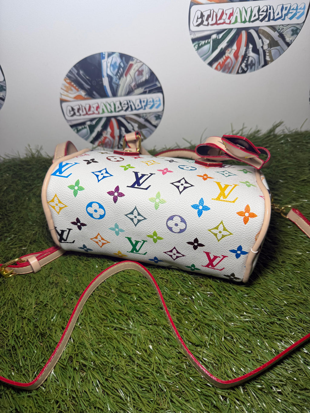 Louis Vuitton Speedy Nano Multicolor Bianco