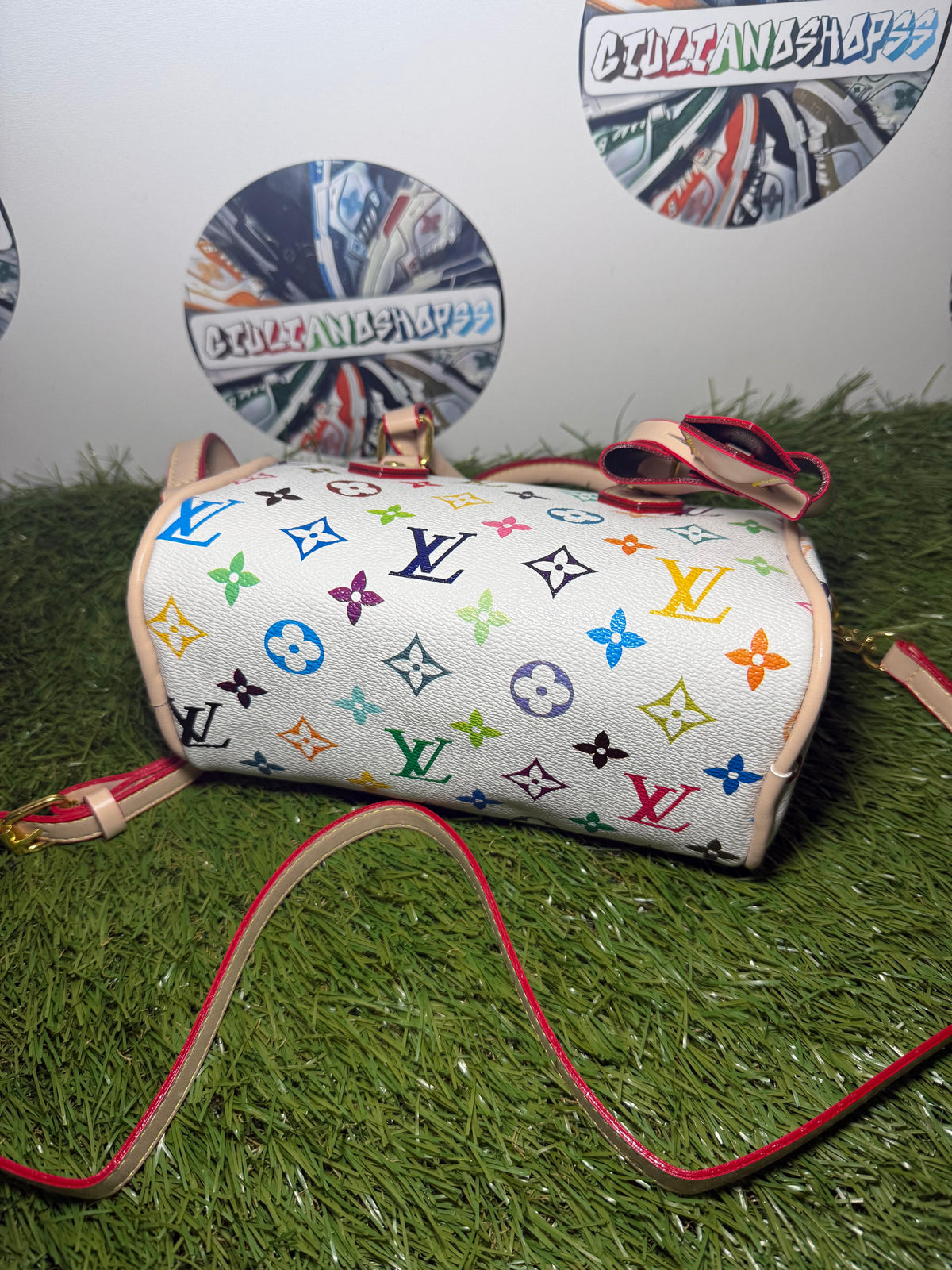 Louis Vuitton Speedy Nano Multicolor Bianco