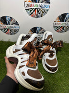 Louis Vuitton Archlight Sneaker - Bianca/Brown Ribbon Laces