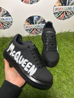Alexander McQueen Oversized Graffiti - Nera