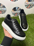 Alexander McQueen Oversized Sneaker - Nera/Suola Bianca